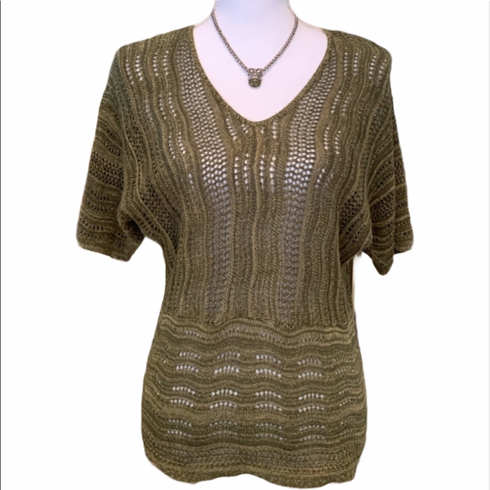 Elegant Olive Women's Knit Sweater